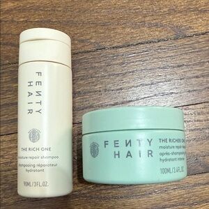 Unopened. Fenty Beauty Hair Care Set - Cream and Mint